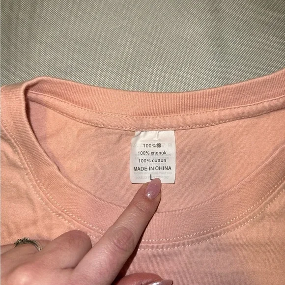 Taylor Swift Lyric Size L Crop T Shirt Folklore August Slipped Away Tee - Picture 8 of 9